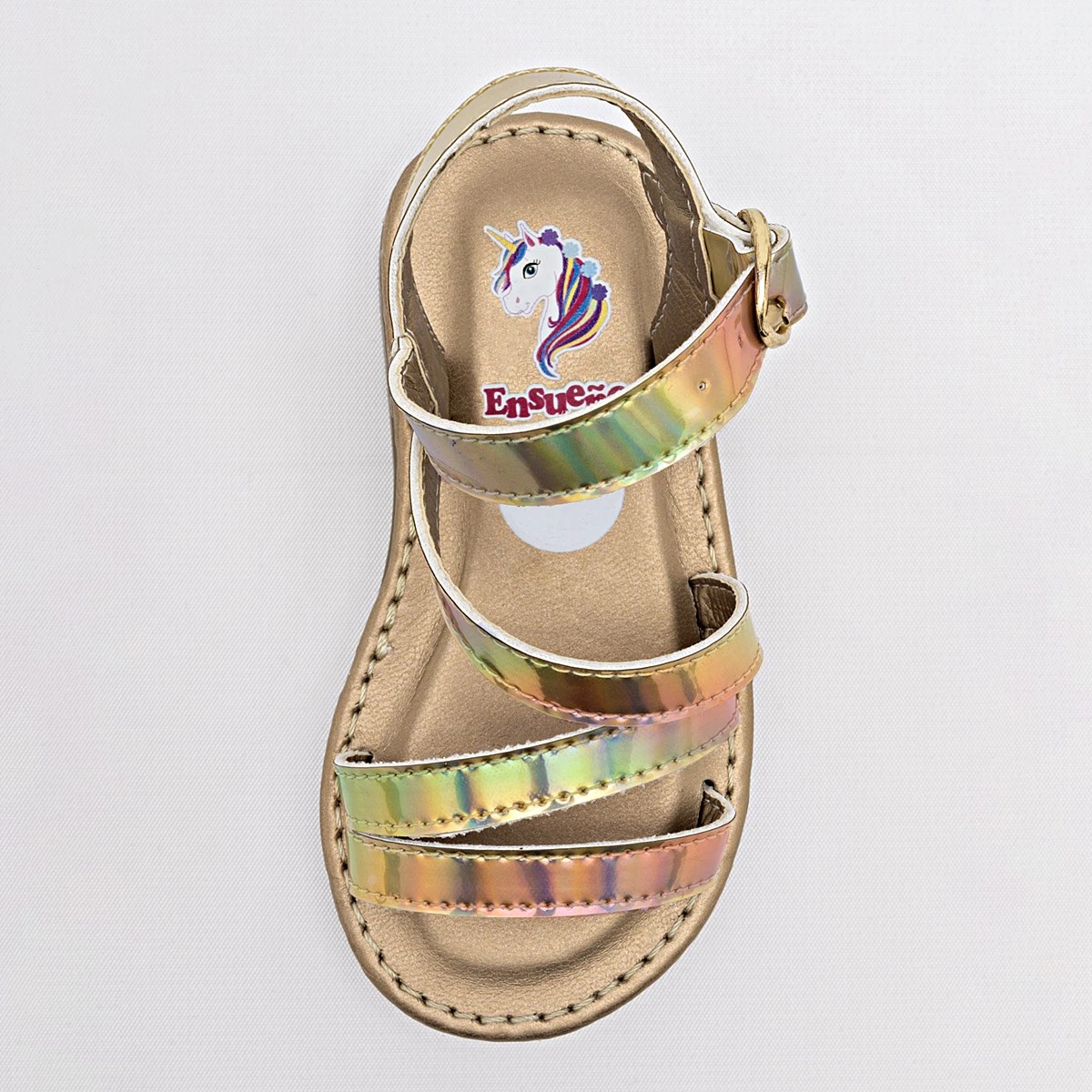ZAPATO SANDALIA Ensue&ntilde;o NI&Ntilde;A 945873 COLOR ORO TORNASOL image number null