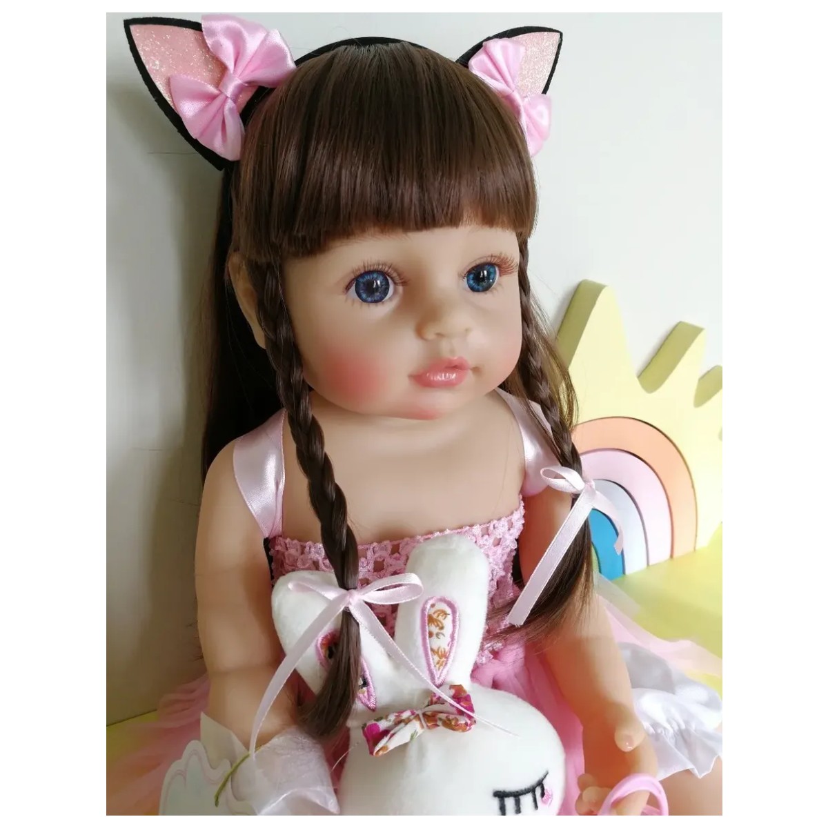 Mu&ntilde;eca De Silicona De Cuerpo Completo De 55 Cm image number null