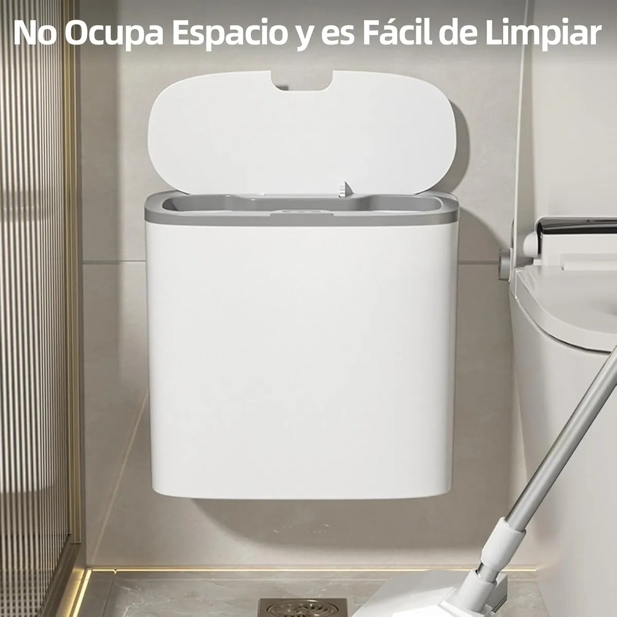 Cubo De Basura Inteligente De 14l Con Sensor + 100 Bolsas image number null