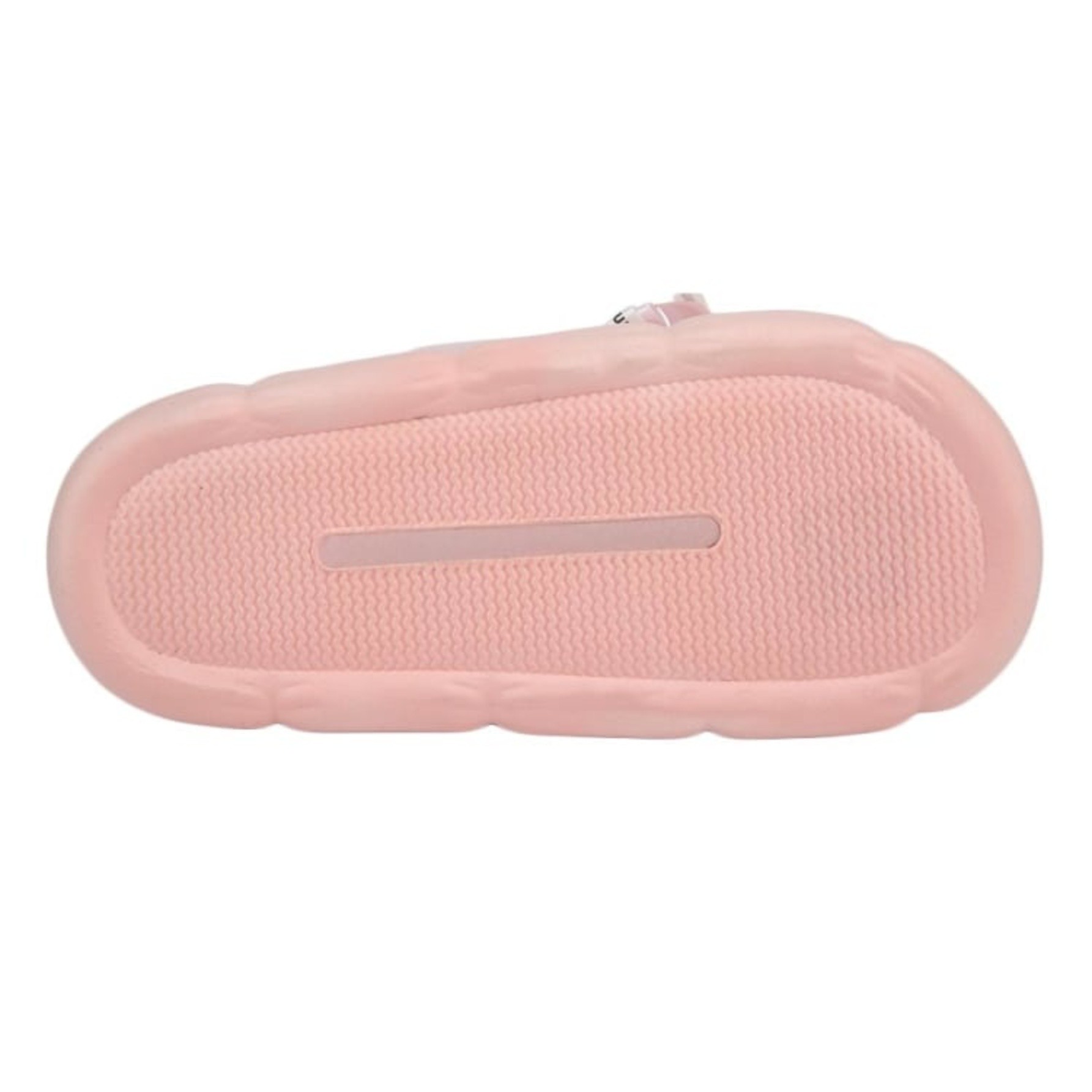 Pantufla de mujer, estilo zueco, de peluche, ideal para el descanso, color rosa, mod. 1234256 image number null