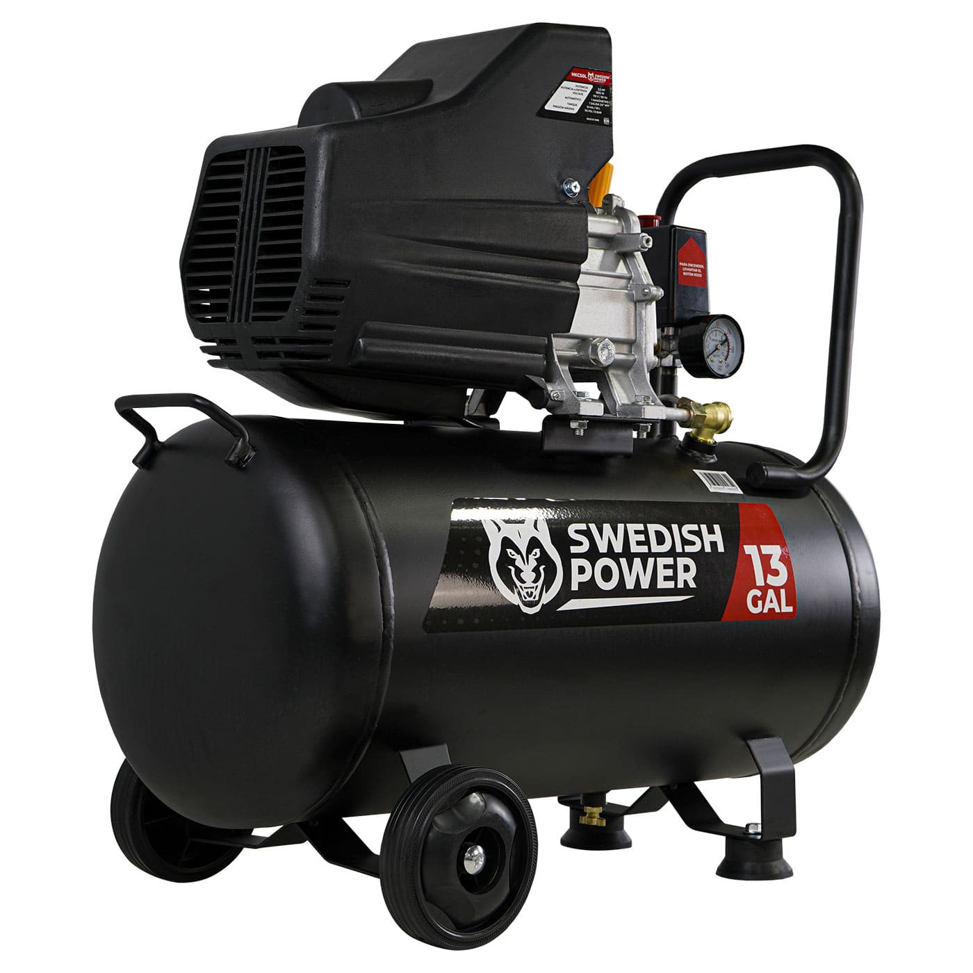 Compresor De Aire El&eacute;ctrico Swedish Husky Power 50 Litros 3.5 Hp - HKC50L image number null