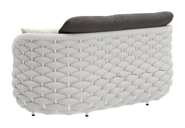 Love Seat Exterior Coral Reef Gris - Kessa image number null