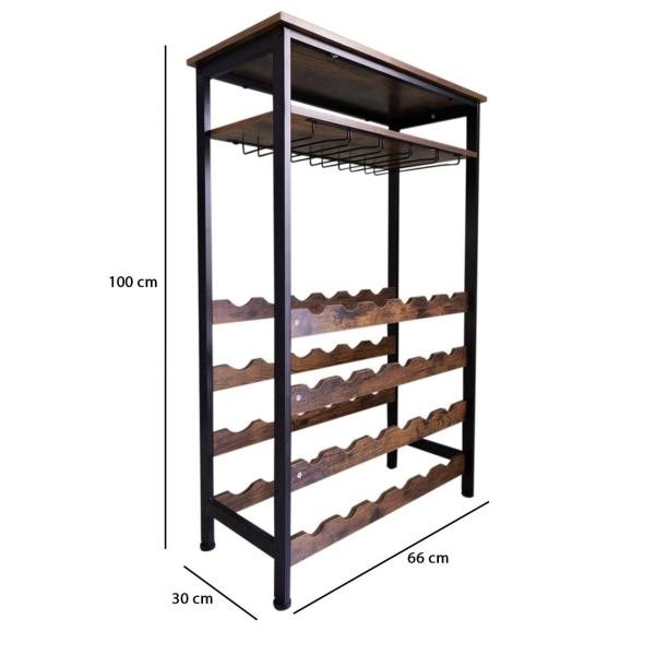 Multiusos Cava Organizador para Copas y Botellas Bossa Baku image number null