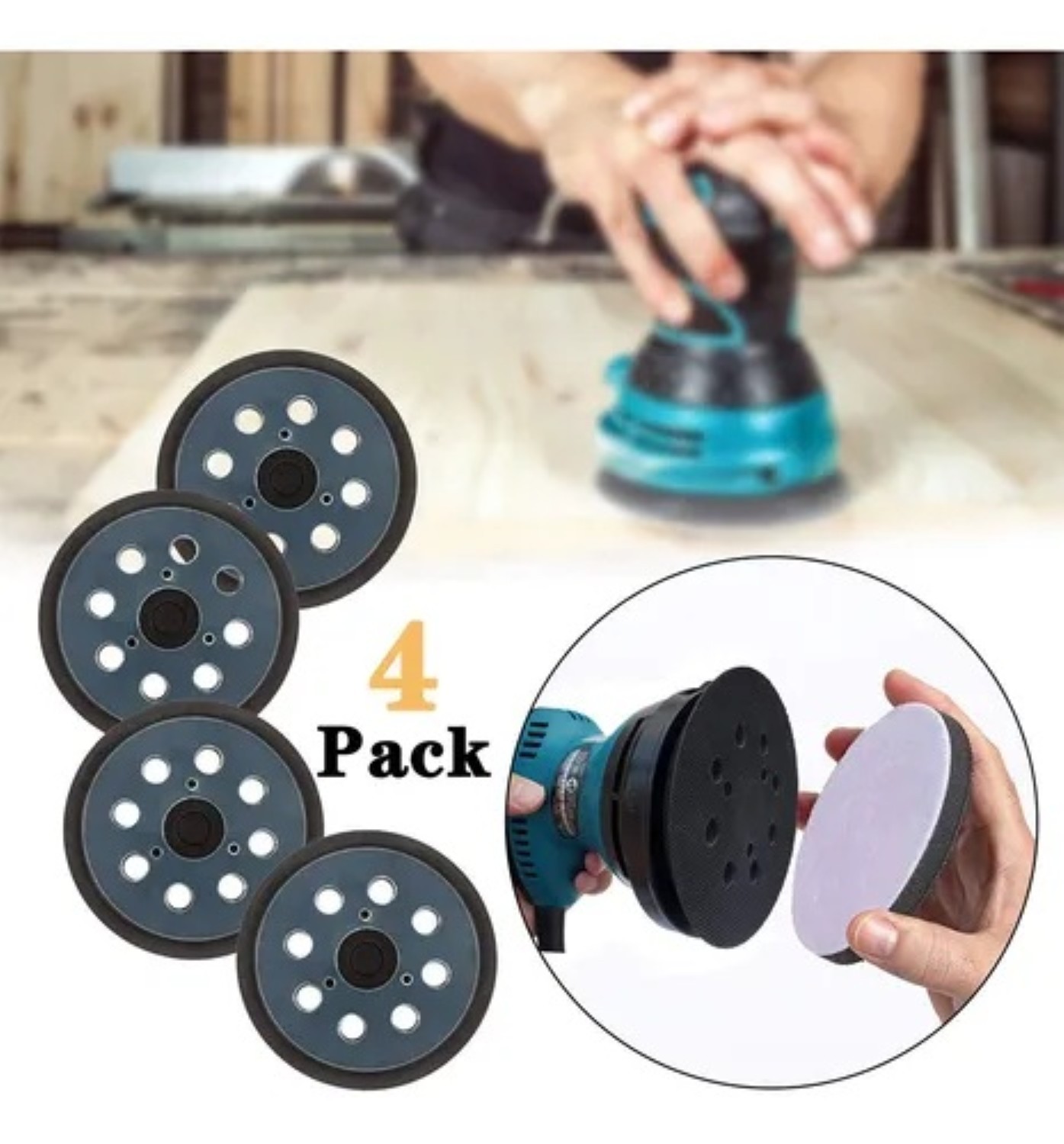 4pz lijadora Adecuada Para Makita Negro Azul image number null
