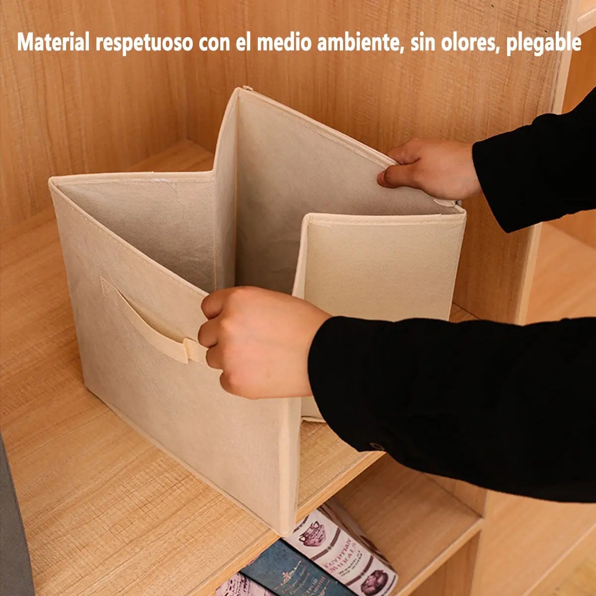 Organizador De Ropa Plegable, Juego De 6 Color Rosa image number null