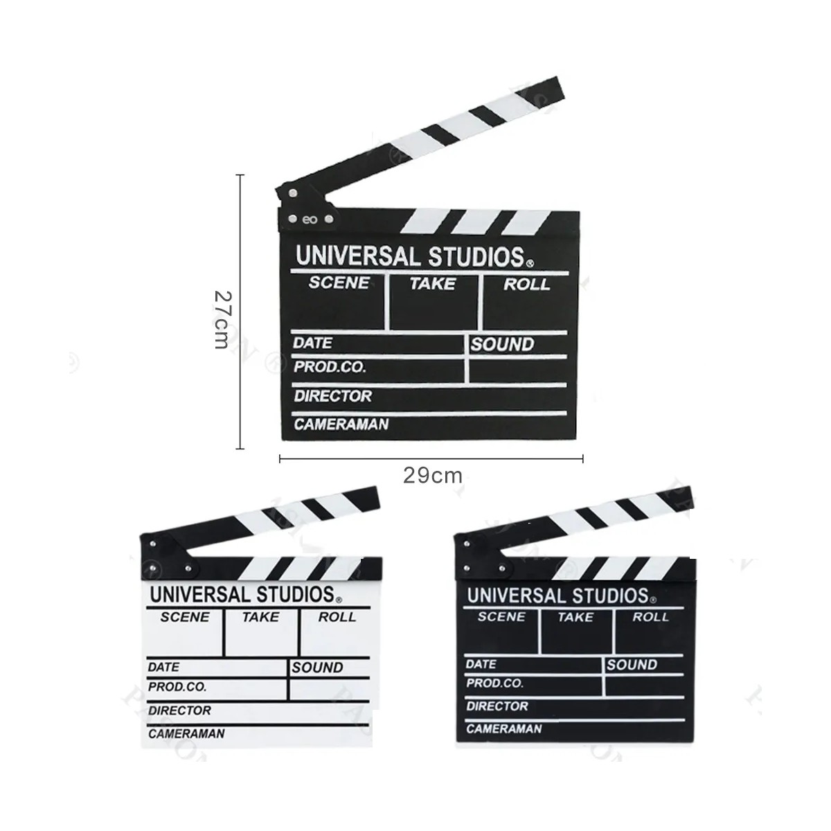 Claqueta Profesional Pizarra Para Cine Director Escena Acci&oacute;n image number null
