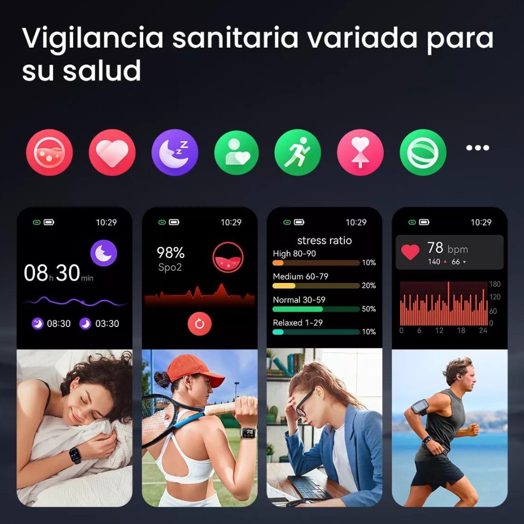 Combo de Smartwatch Filwans GTS Mini con Aud&iacute;fonos con pantalla t&aacute;ctil Elibom Beats Flyer image number null
