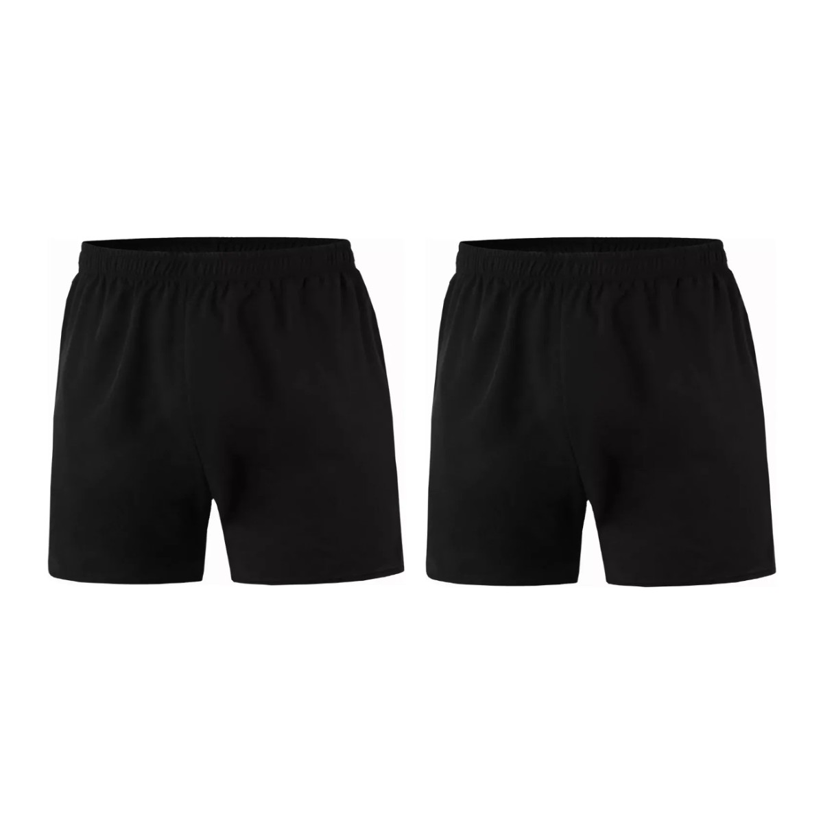 Short C&oacute;modo Suelto Con Bolsas Hombre Color Negro Talla L image number null