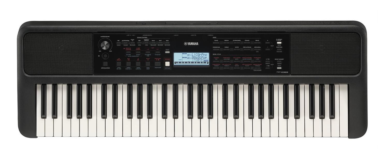 Yamaha PSRE383 Teclado de 61 Teclas Sensibles el antes PSRE373 image number null