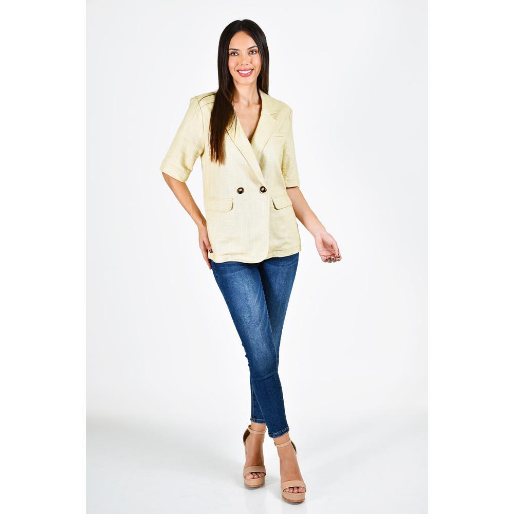 Blazer de lino Roman Fashion /Juvenil, 00291 (Beige) image number null