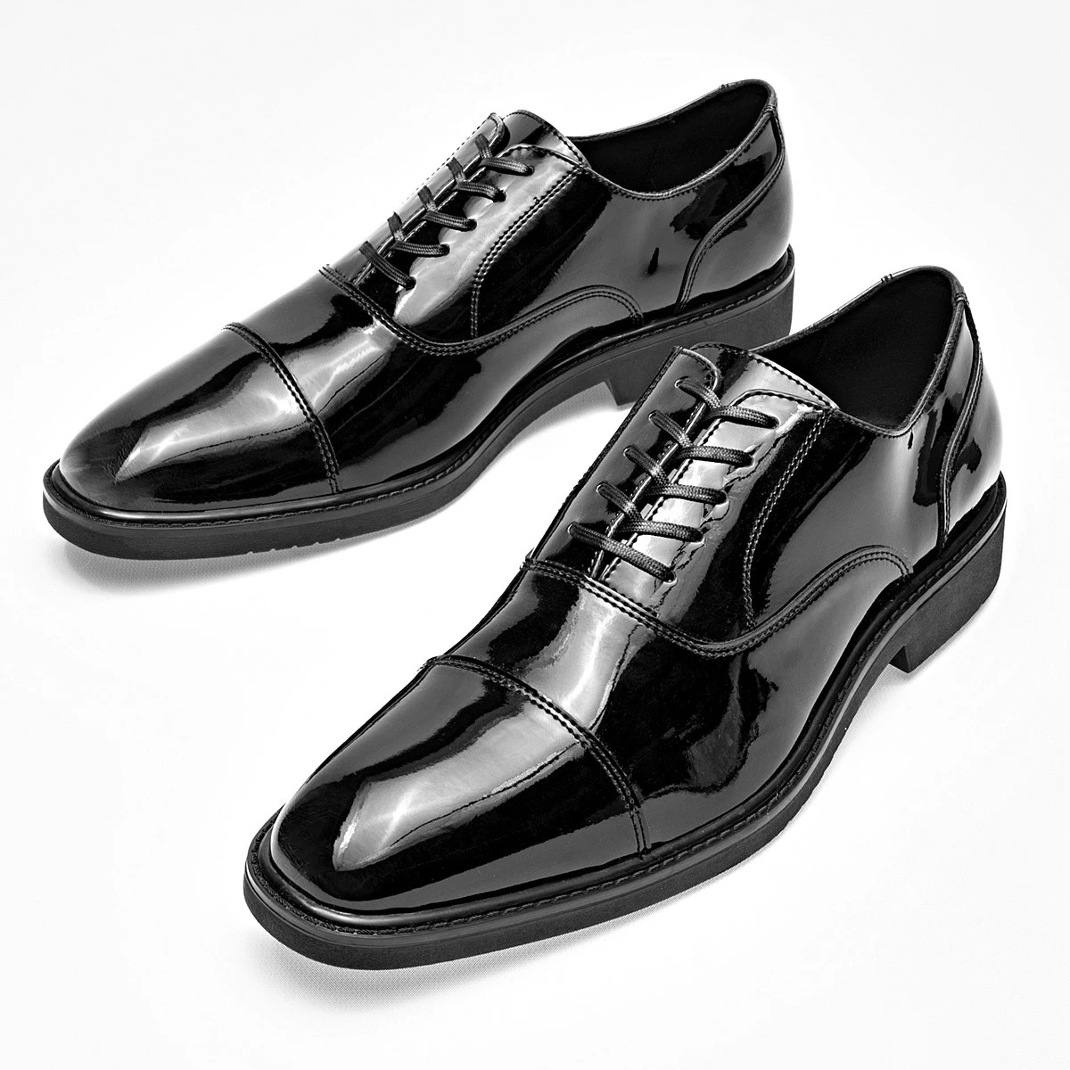 ZAPATO VESTIR Mariscal HOMBRE EN COLOR NEGRO CHAROL 9080 image number null