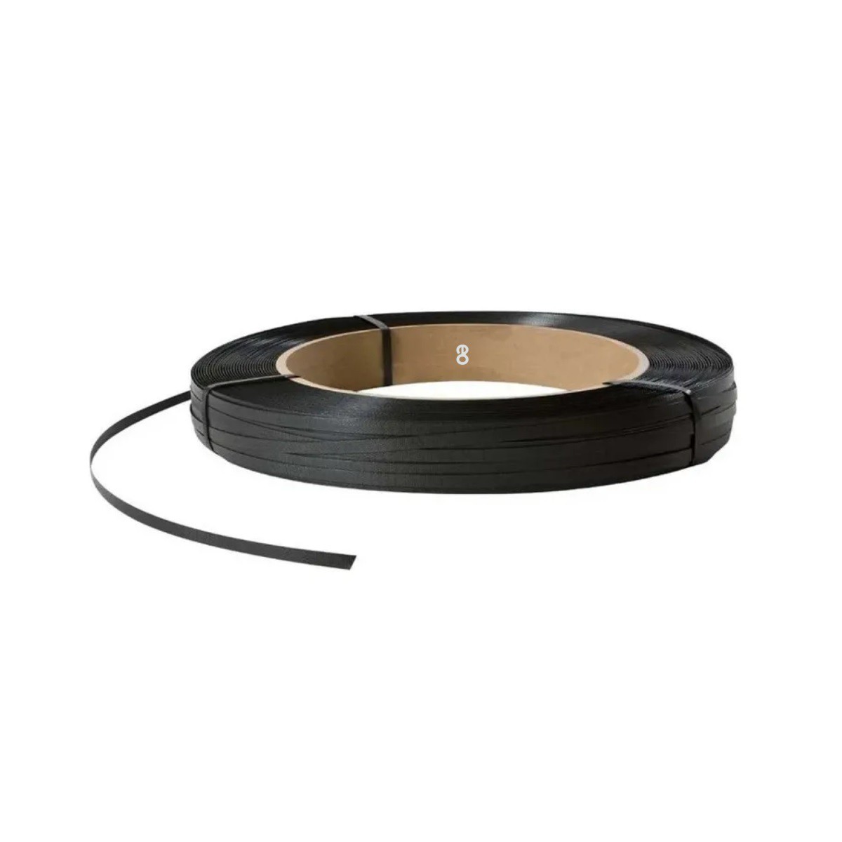 Rollo Fleje Color Negro, Fleje Pl&aacute;stico. image number null