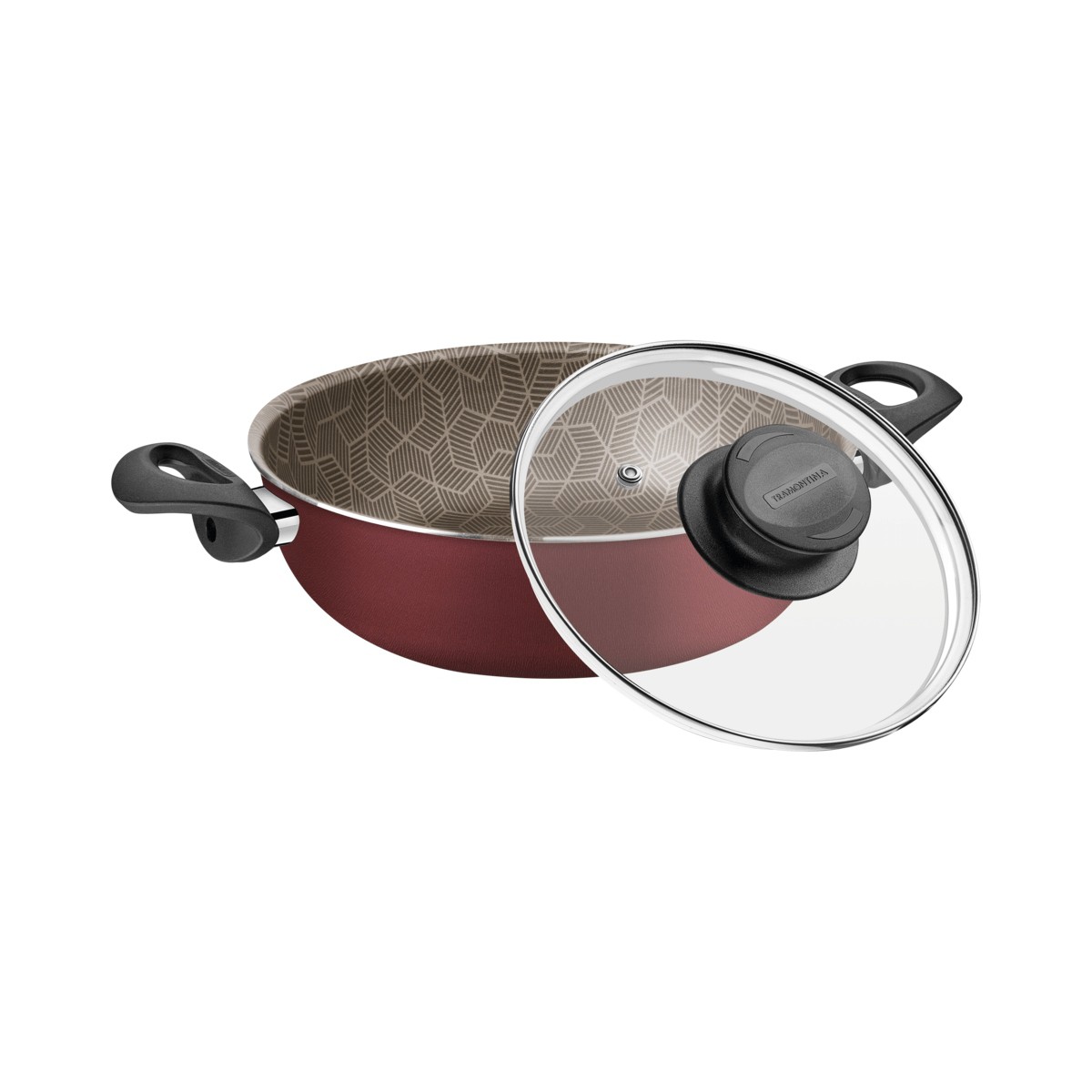 Arrocera C/Tapa Tramontina 27817/594 Rivoli 24CM 2,8 L Roja ENDY2 image number null
