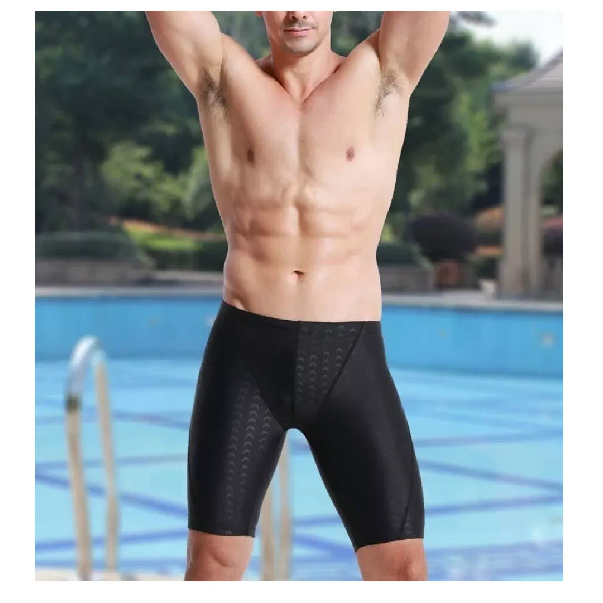 Trajes De Ba&ntilde;o Deportivo Hombre Nataci&oacute;n Y Gorro De Nataci&oacute;n 3XL image number null