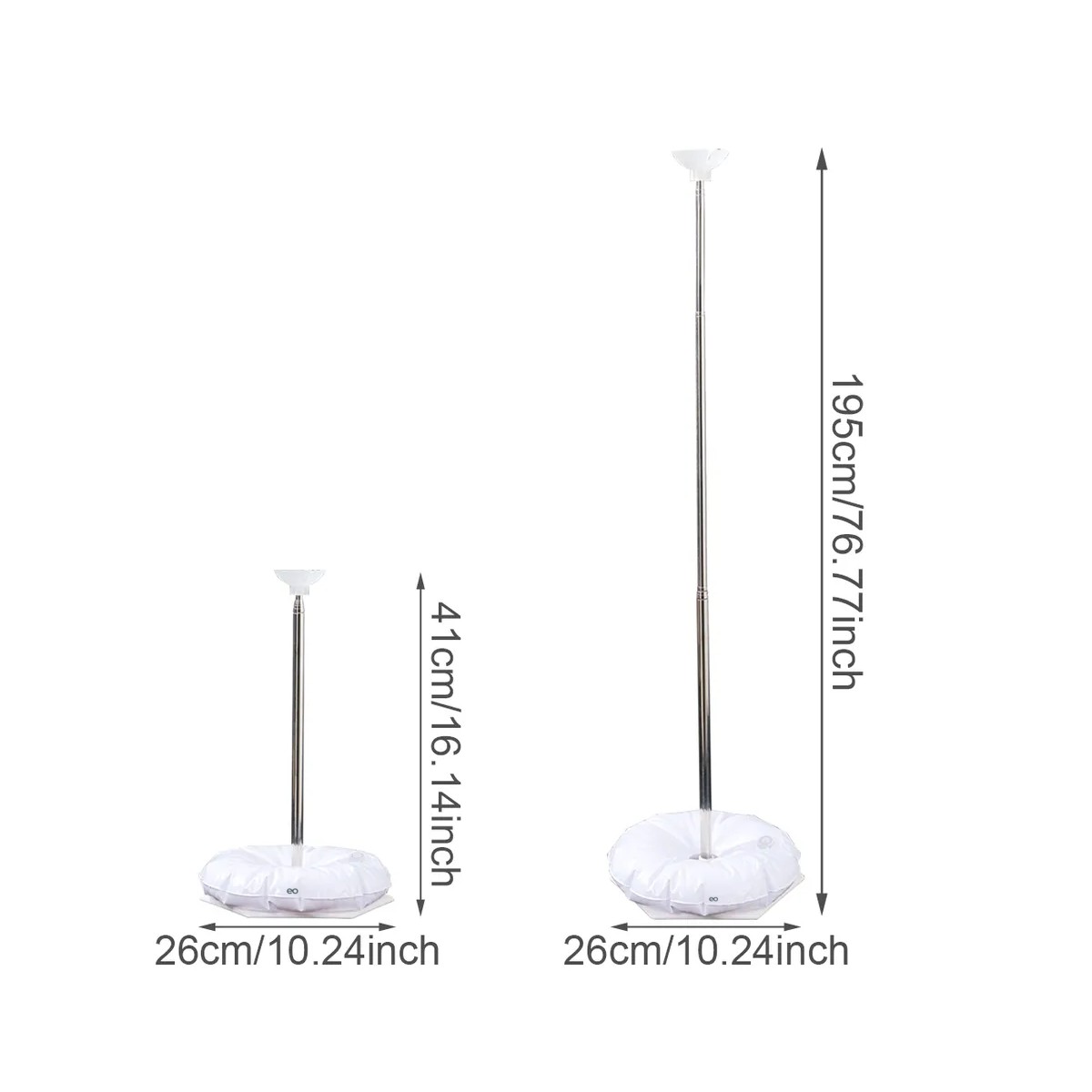 4 Pcs Columna Port&aacute;til Con Base Para Decoraci&oacute;n Para Globos image number null