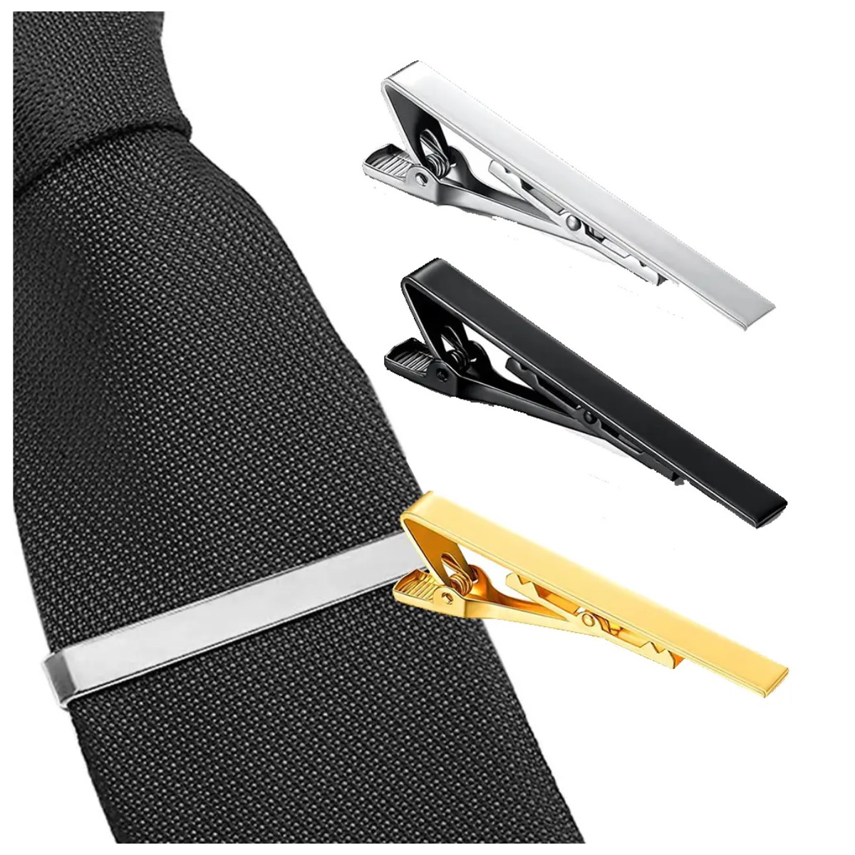 Juego De Clips De Pisa Corbata 3 Piezas image number null