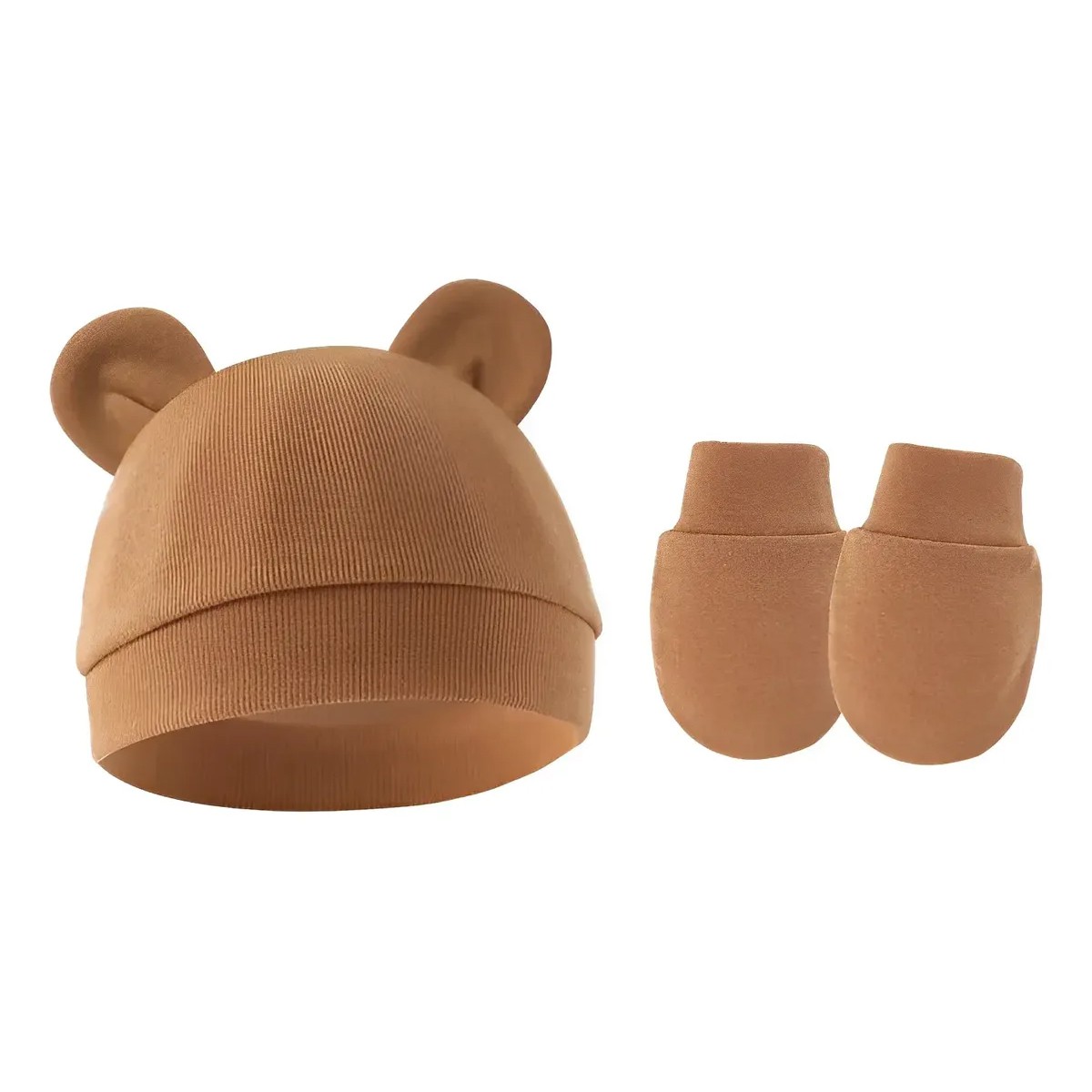Juego De 4 Sombreros Para Beb&eacute;s, Guantes Antiara&ntilde;azos Para Recien nacido image number null