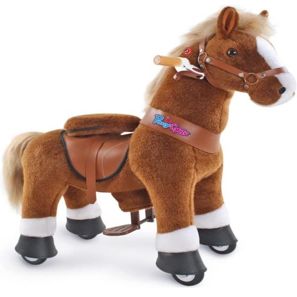 Pony para ni&ntilde;os no el&eacute;ctrico mec&aacute;nico movimiento real image number null