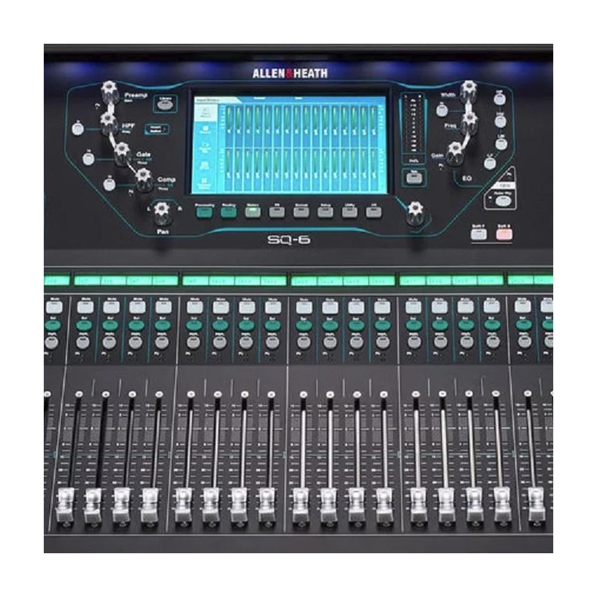 Mezcladora digital ALLEN & HEATH sq-6 pantalla touch 7" de 48 canales . image number null