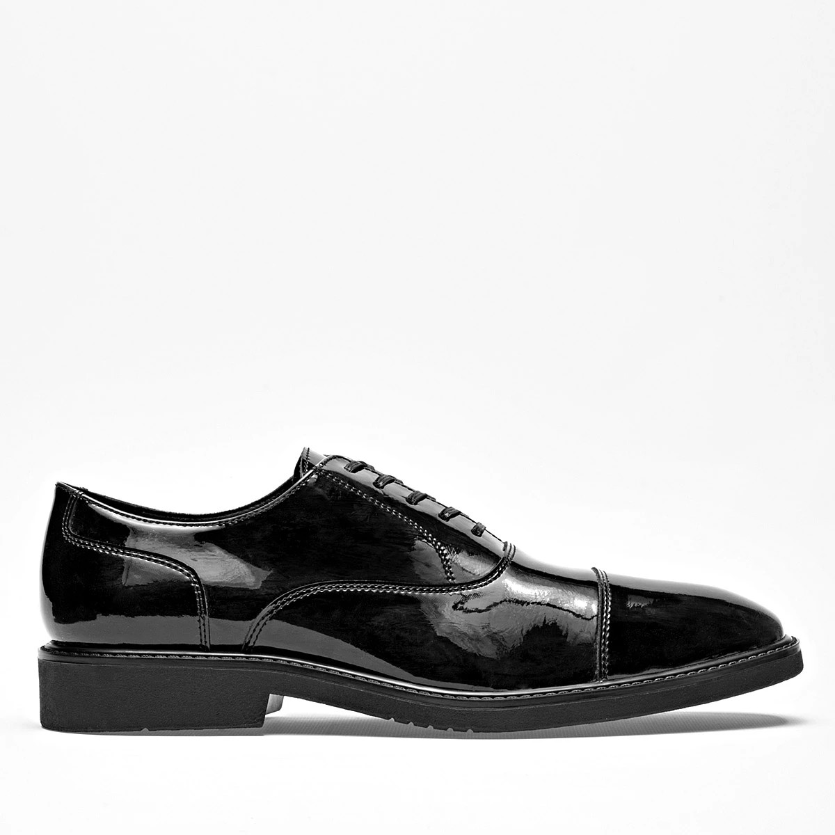 ZAPATO VESTIR Mariscal HOMBRE EN COLOR NEGRO CHAROL 9080 image number null