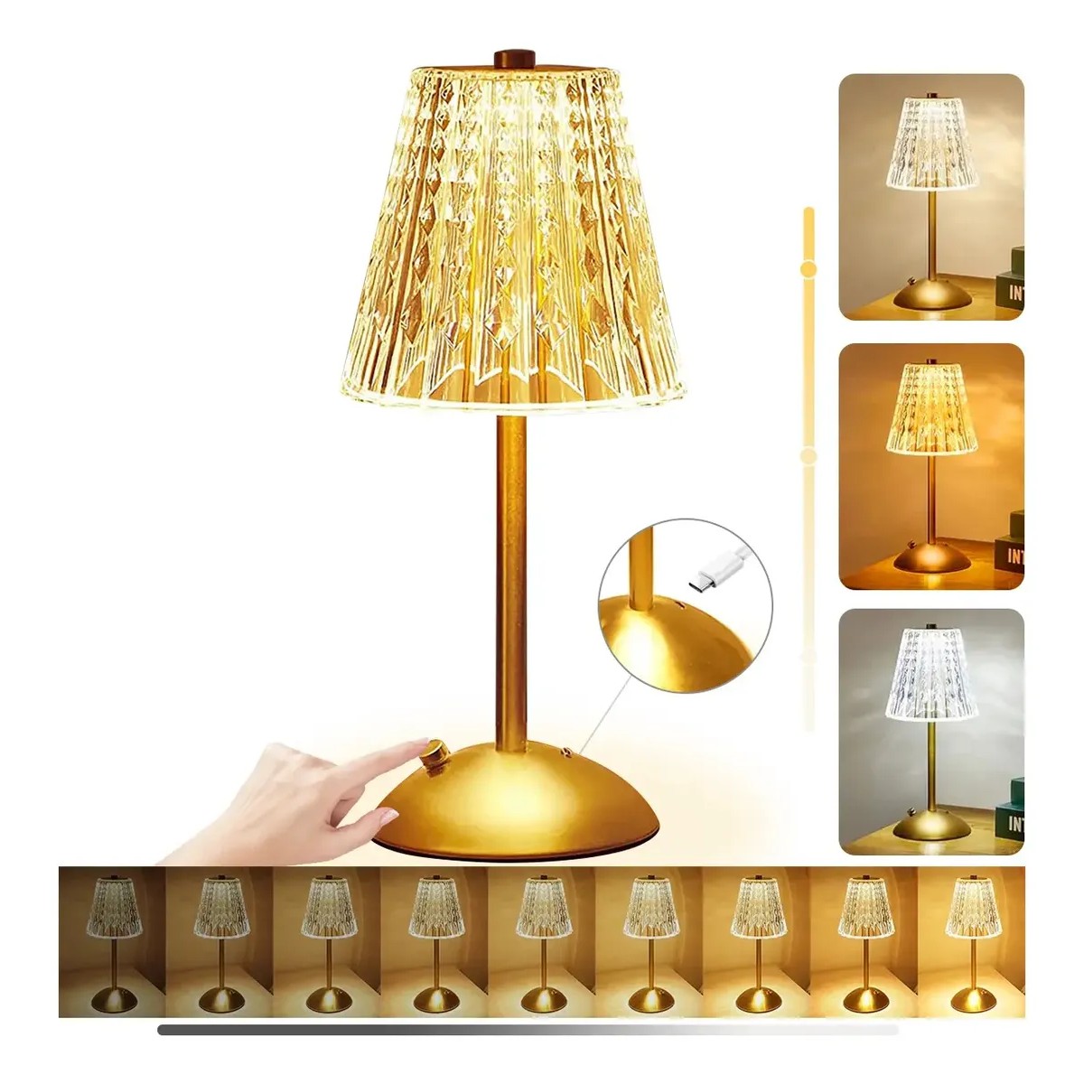 Lampara Recargable Led Buro Decorativa image number null