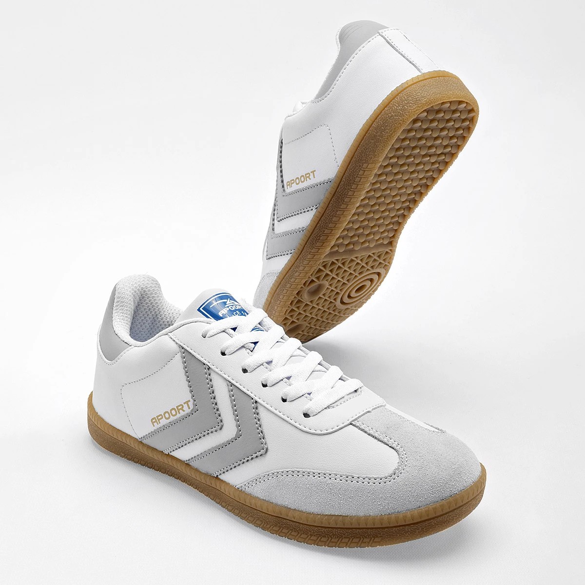 TENIS URBANO Apoort JOVEN EN COLOR BLANCO GRIS A011 image number null