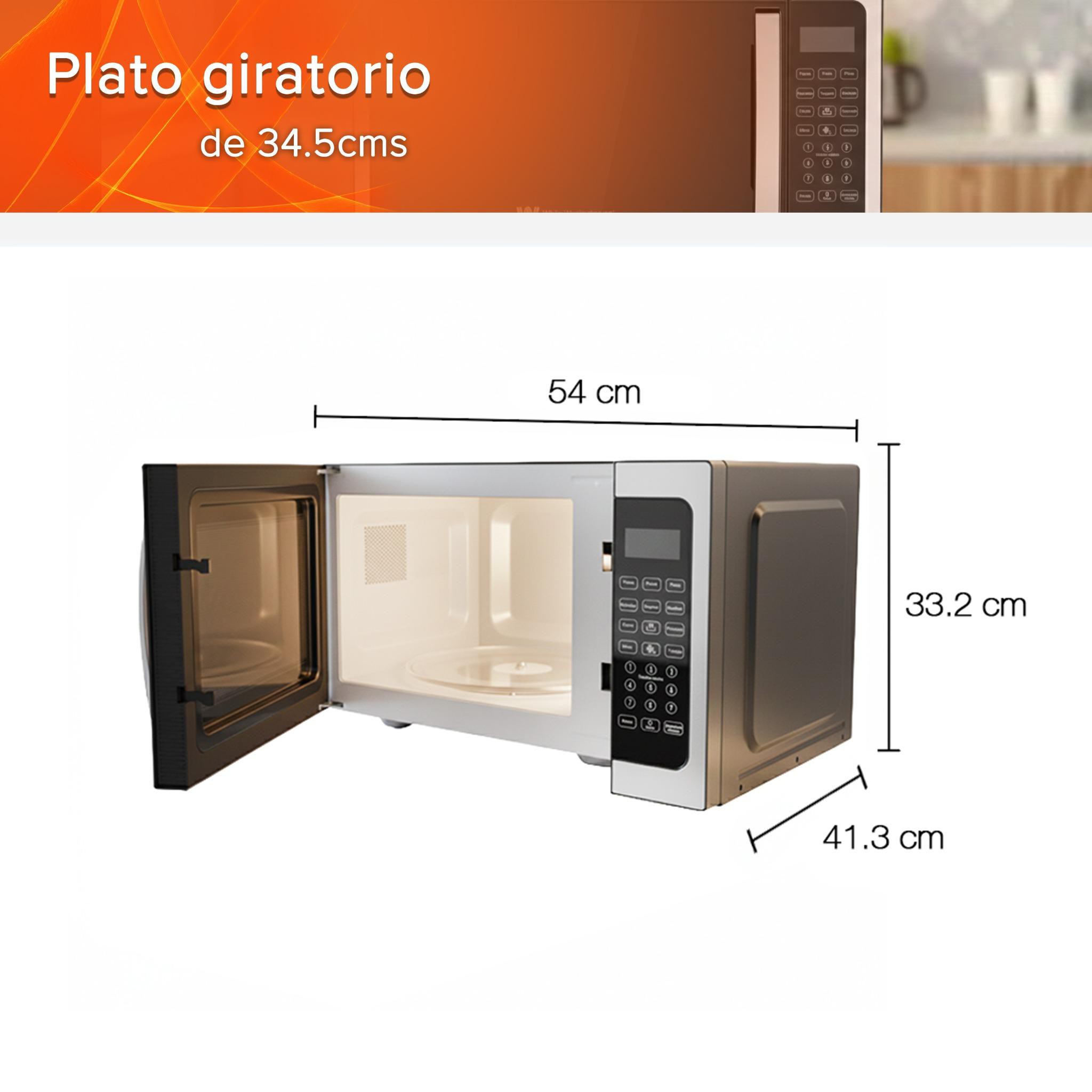 White Westinghouse Horno de Microondas 1.5 pies Display LED Plato Giratorio Funcion Descongelado image number null