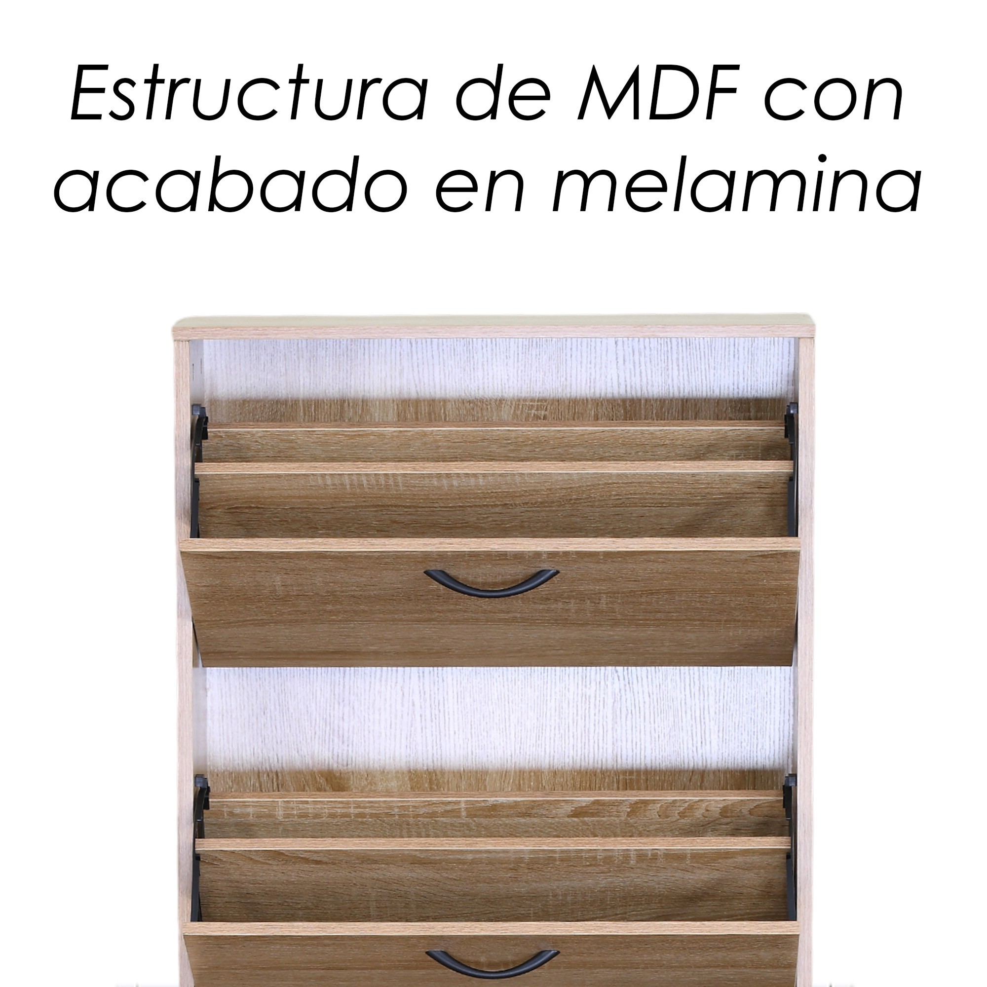 Ilios Innova | Zapatera Minimalista de 3 Compartimientos para 18 Pares, Organizador de Calzado para Rec&aacute;mara y Pasillo image number null
