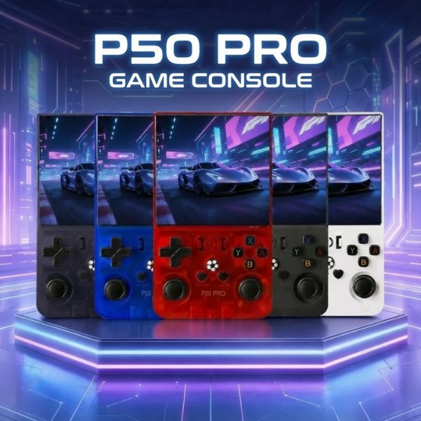 Consola Port&aacute;til Retro P50 PRO 256GB con 45000+ Juegos Pantalla IPS HD 720p y 26 Emuladores, Consola Videojuegos image number null