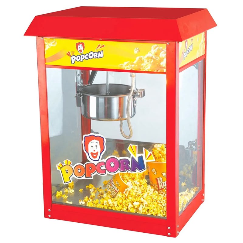 Maquina Palomitas 8 Oz Carrito Comercial 11200W Palomera Profesional image number null
