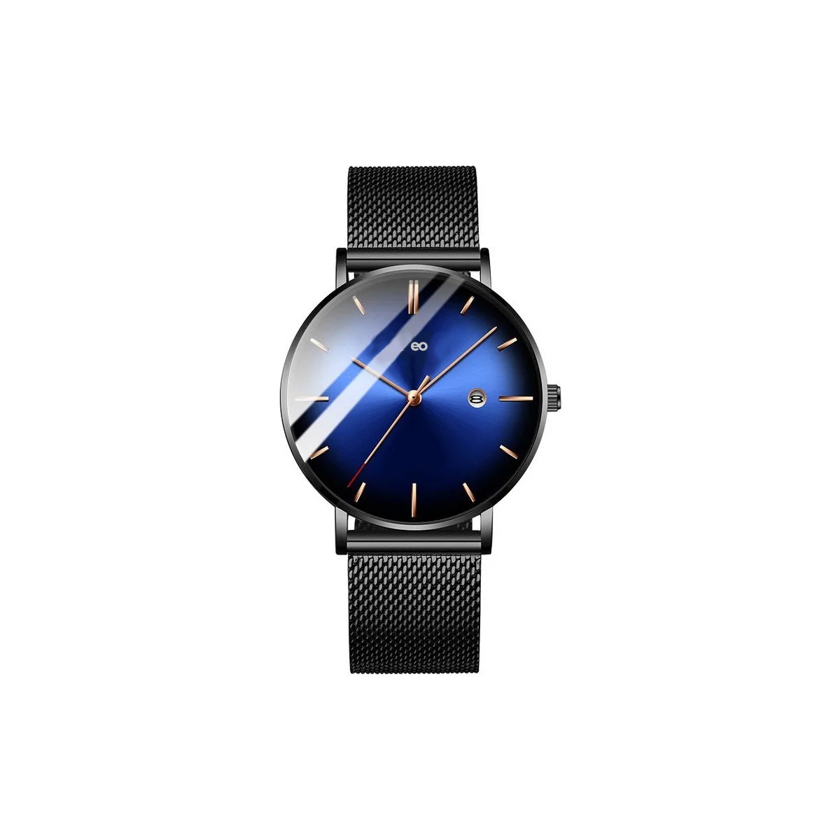Reloj De Cuarzo Con Fecha Impermeable image number null