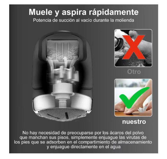 Kit El&eacute;ctrico Para Pedicura Removedor El&eacute;ctrico De Callos image number null