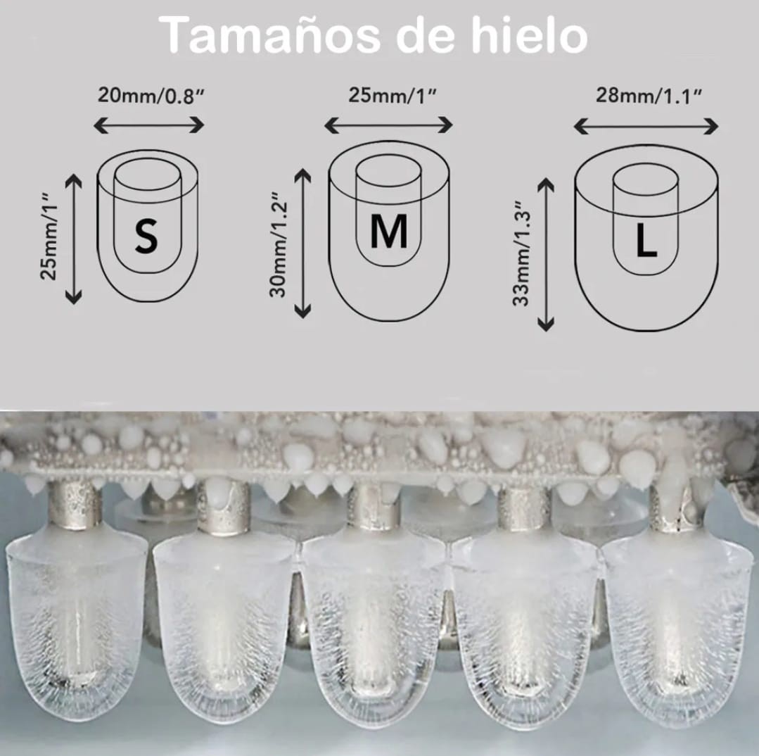 M&aacute;quina De Hielo Con Garraf&oacute;n Hasta 25kg X Dia Color Gris image number null