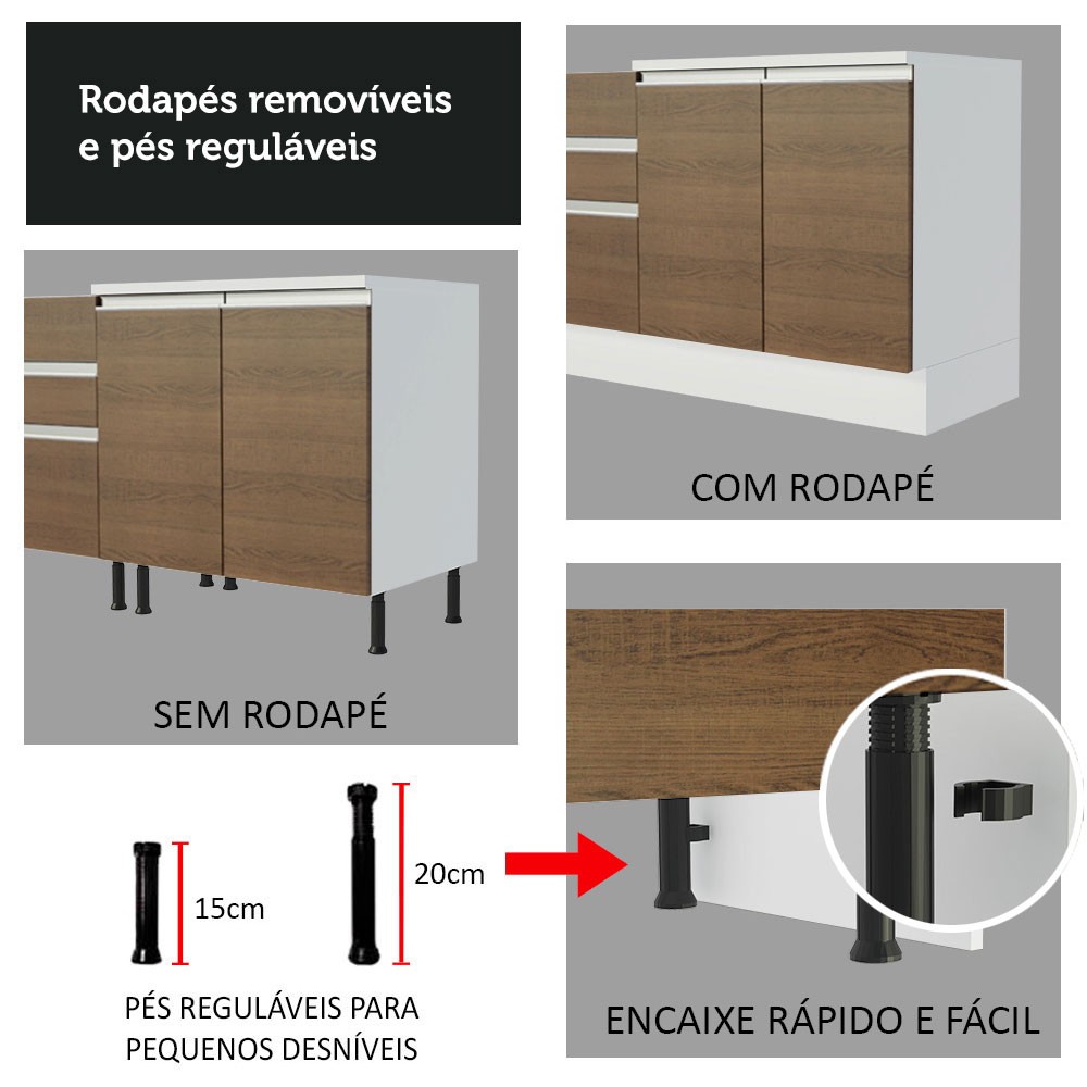 Cocina Integral Completa Modular Madesa Vicenza 290cm BM. image number null