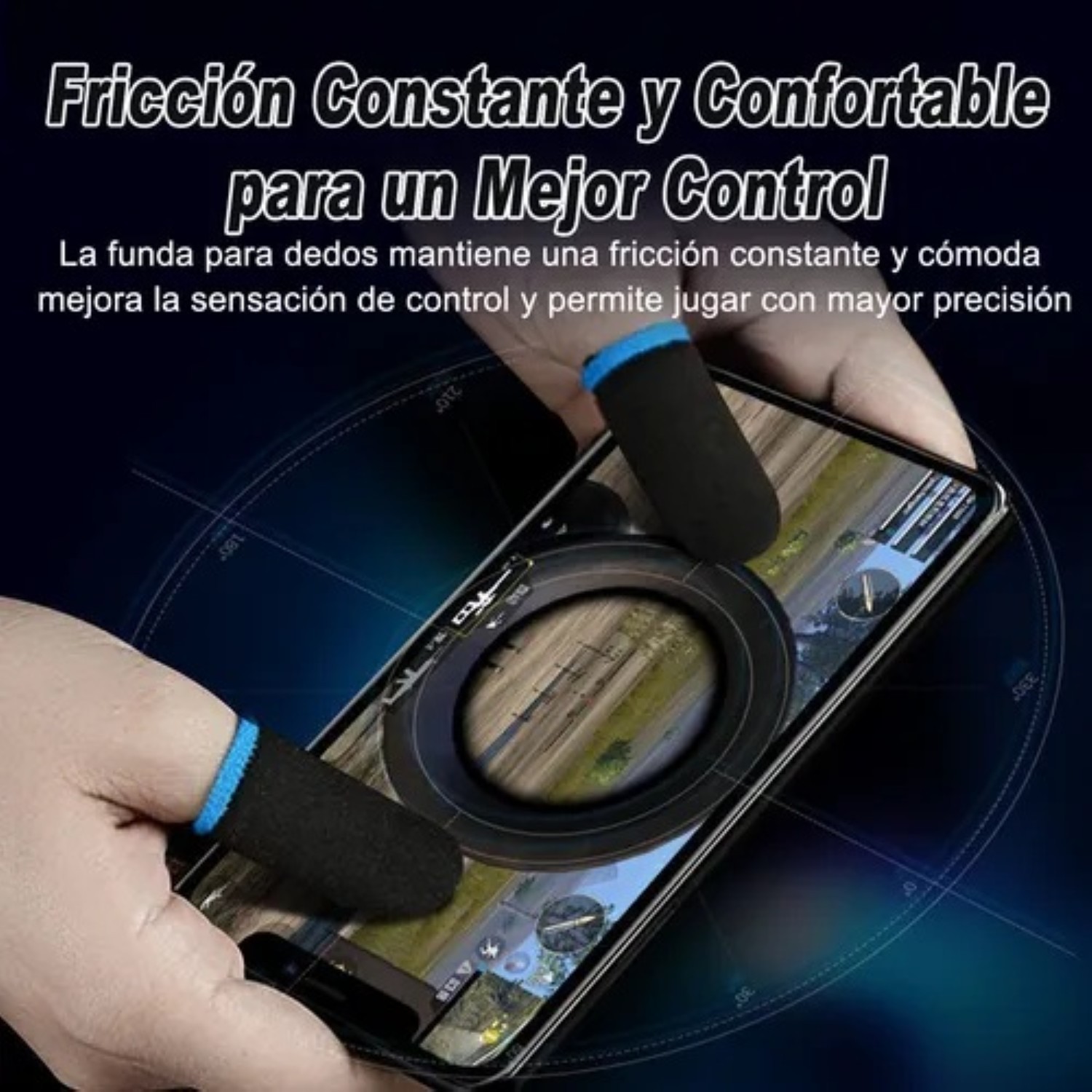 Ventilador Para Celular Con Led Enfriador De Celular Usb Blanco image number null