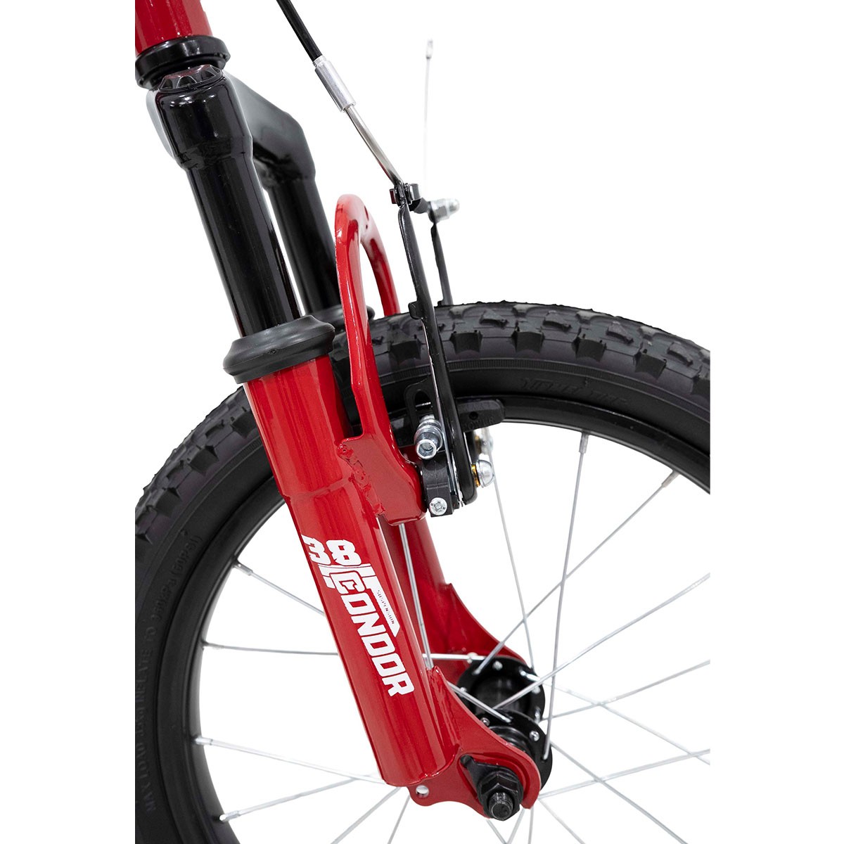 Bicicleta Infantil Rodada 16 de Acero Veloci Riot Color Rojo image number null
