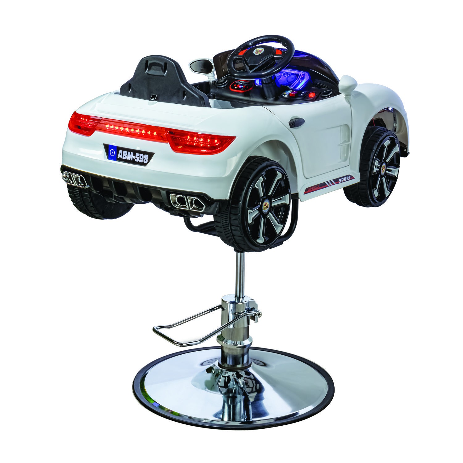 Silla infantil hidr&aacute;ulica Carrito electrico Blanco CB02 Letmex image number null