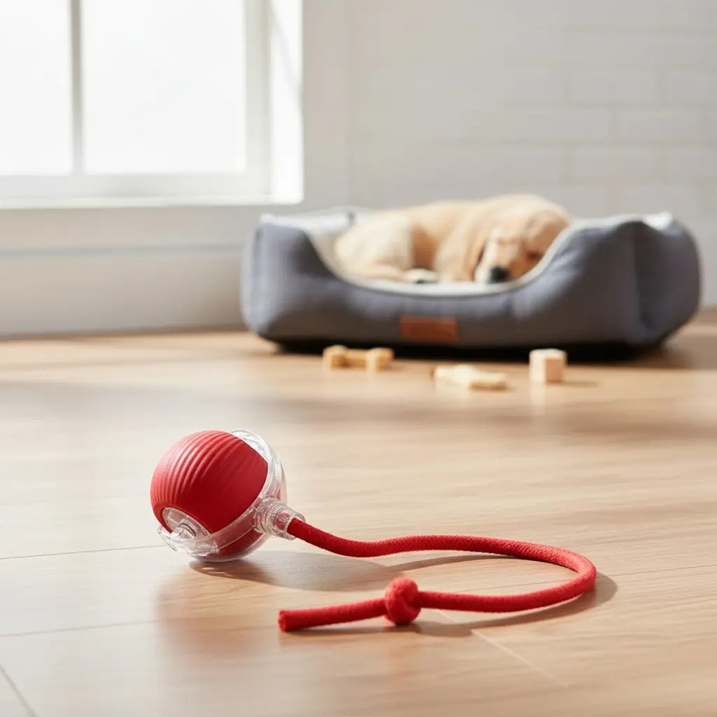 Pelota Interactiva Juguetes El&eacute;ctrica Rojo image number null