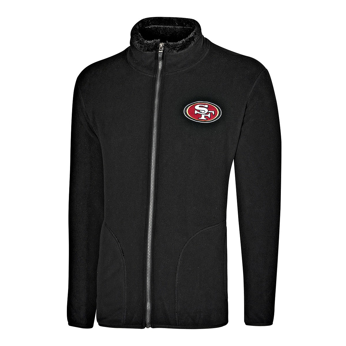 ROPA CHAMARRA URBANA HOMBRE NFL ZIPOREX San Francisco 49ers NEGRO image number null