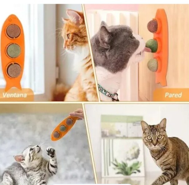 Catnip Ball,juguetes Con Hierba Gatera image number null