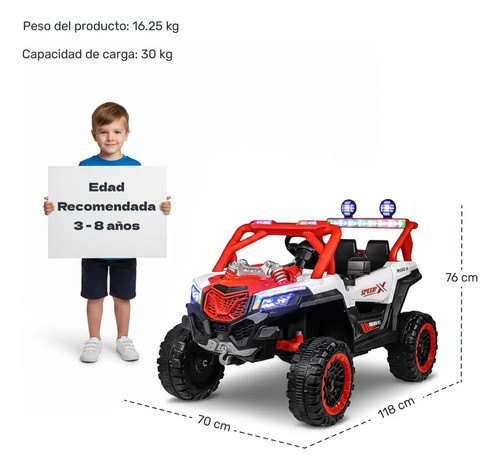 Camioneta Montable Electrica Buggy 6v Ni&ntilde;os Control Remoto Little Monkey image number null