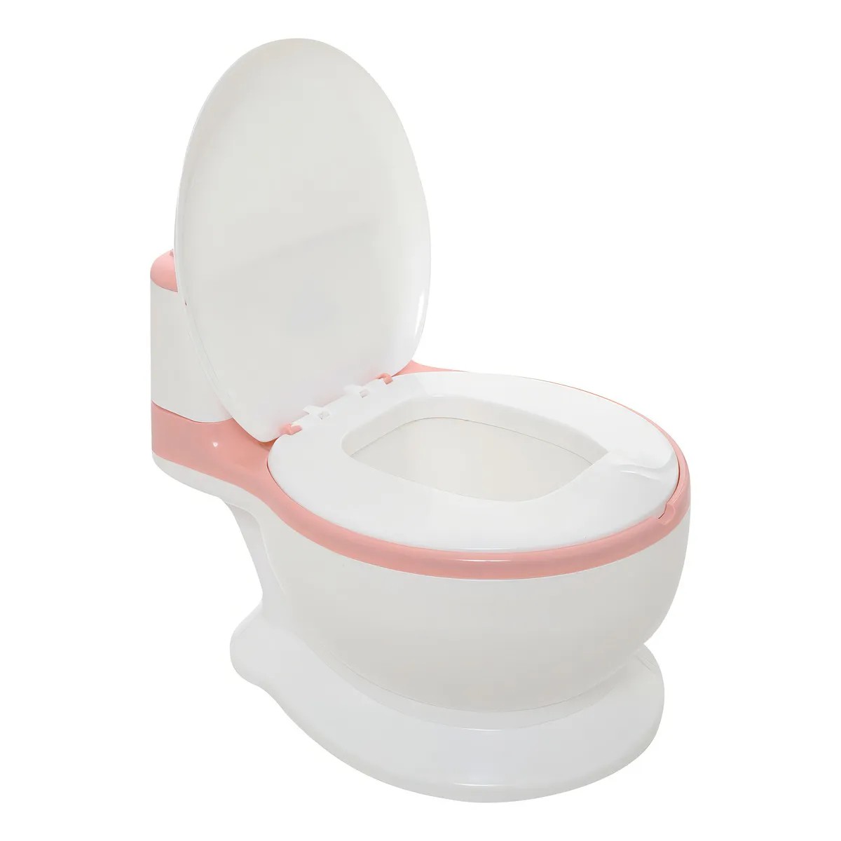 Asiento Entrenador Bacinica Con Reductor Rosa Liso image number null