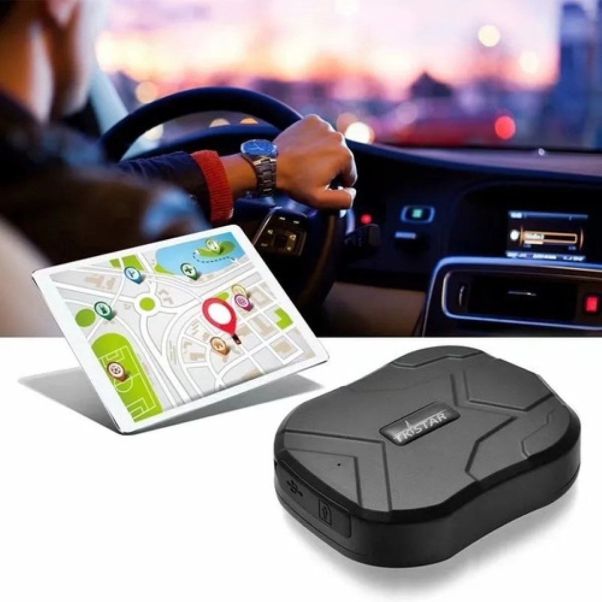 Tkstar Tk905 Gps Tracker Coche 5000mah, Im&aacute;n Monitor De Voz Negro image number null