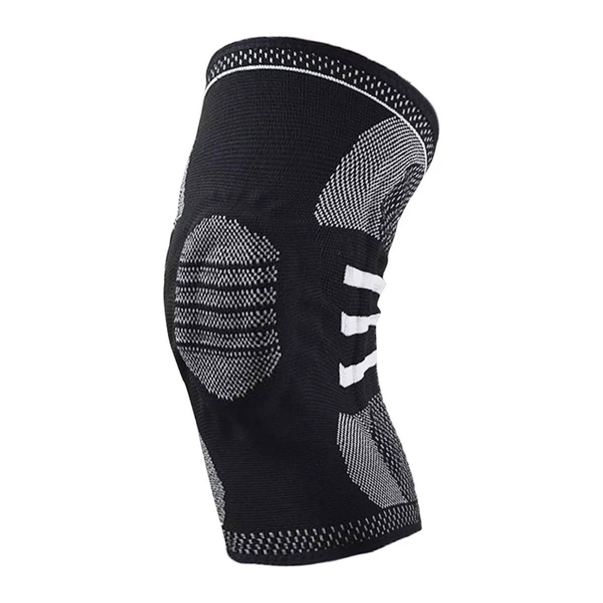 Rodillera El&aacute;stica De Compresi&oacute;n Gym Para Deportes Correr Negro G. image number null