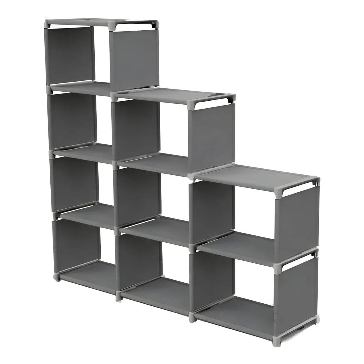 Estanter&iacute;a Organizador Multifuncional 9 Espacios Color Gris image number null