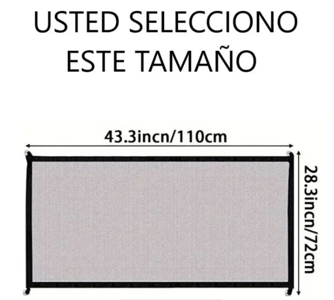 Red Malla Seguridad Ni&ntilde;os Protecci&oacute;n Puerta Escaleras Corral Modelo Transparente image number null