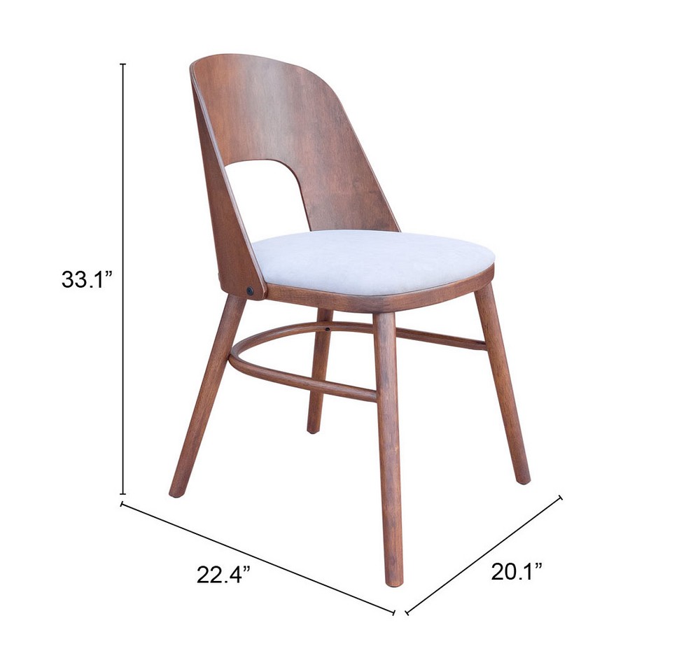 Silla de Comedor Iago Gris - Kessa. image number null
