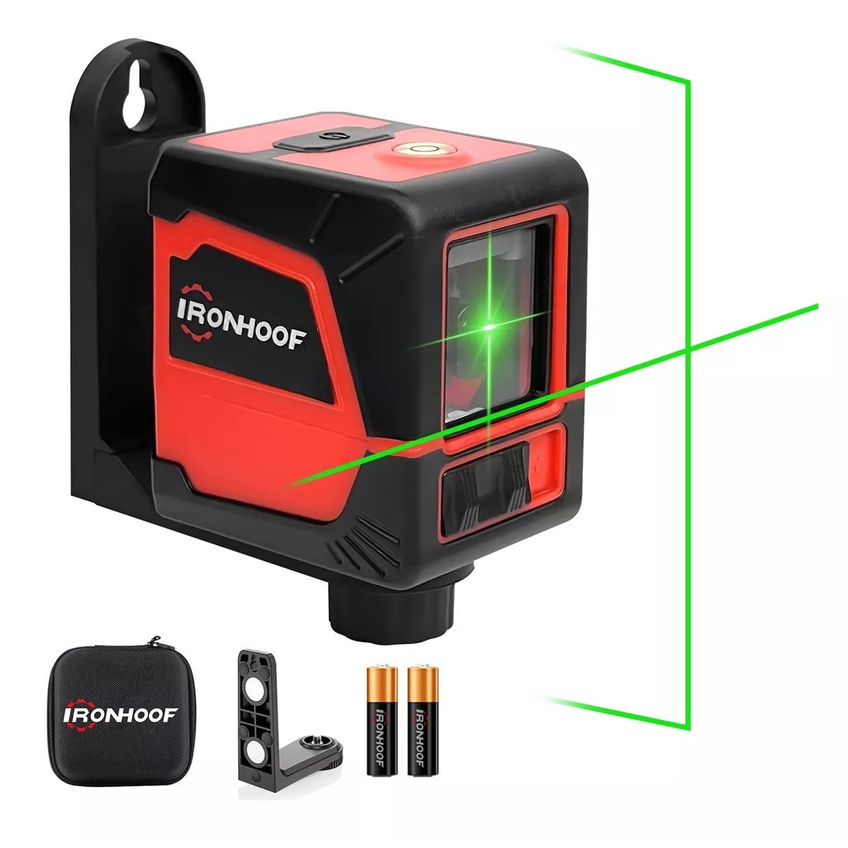 Nivel L&aacute;ser Verde Autonivelante 2 L&iacute;neas Con Soporte L image number null
