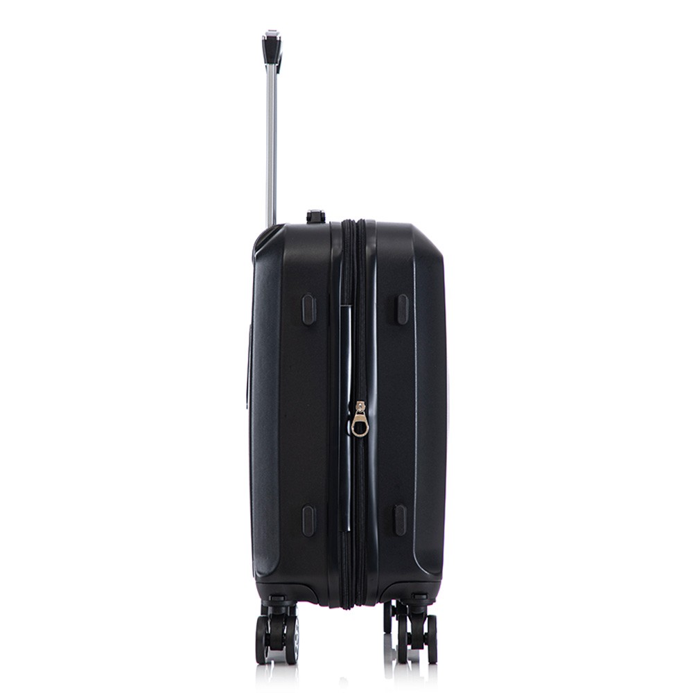 Maleta de Mano R&iacute;gida Expandible 10Kg | Con Ruedas 360&deg; &ndash; Ideal para Viaje y Cabina Negro image number null