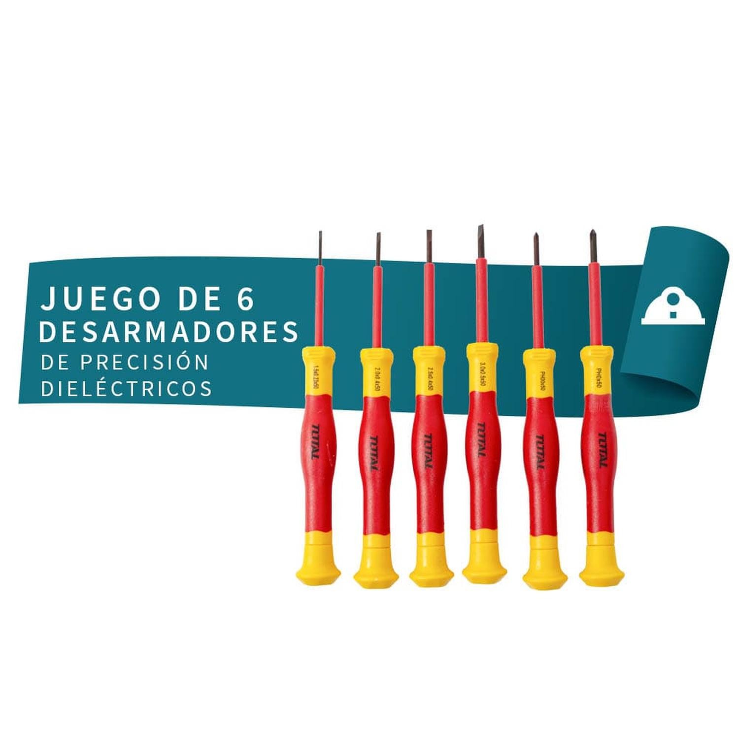Juego de 6 desarmadores diel&eacute;ctricos de precisi&oacute;n image number null